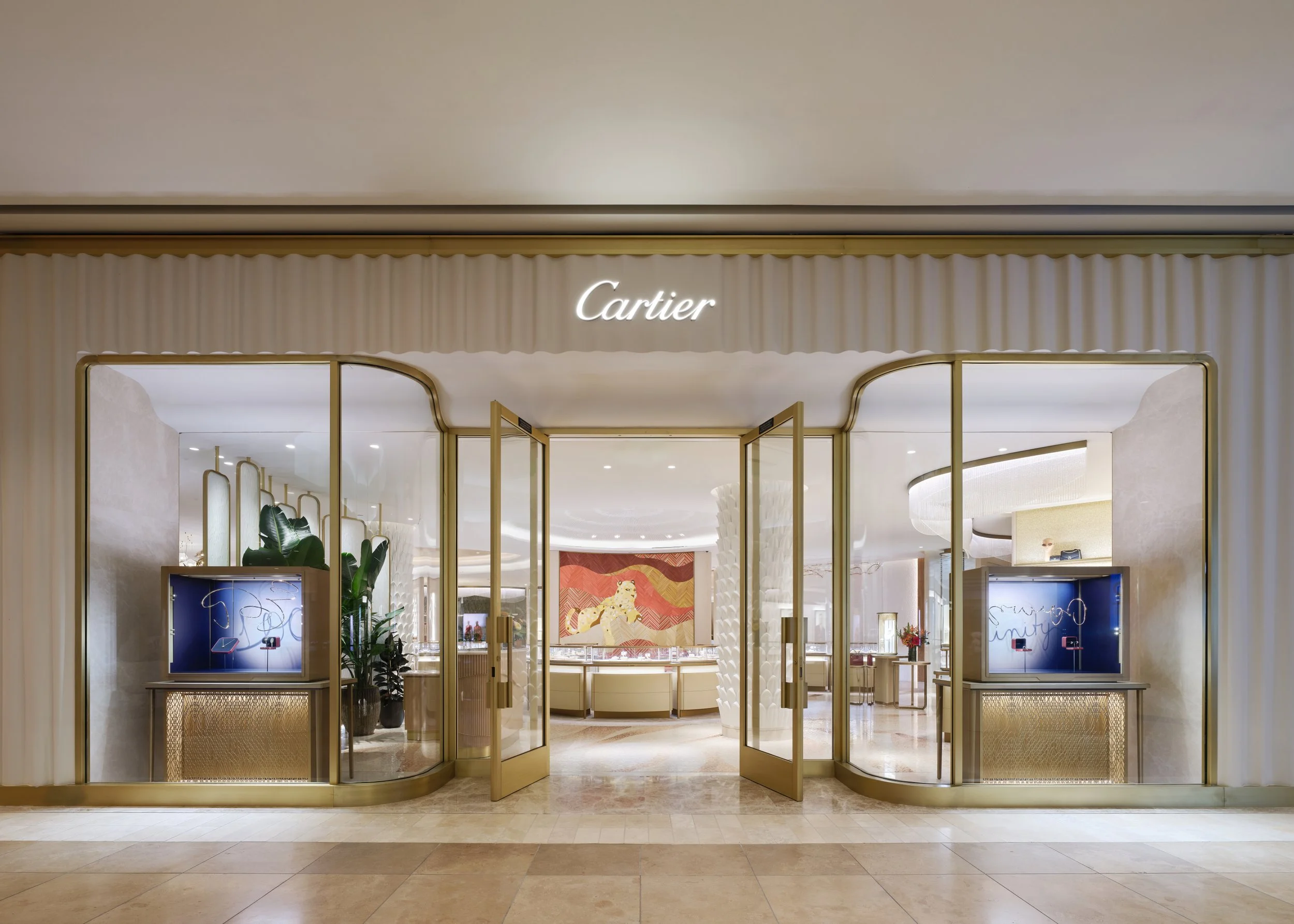 A Look Inside Cartier's Newly Designed Boutique In South Coast